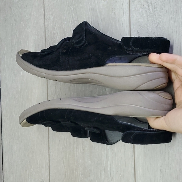 Clarks Cushion Comfort Soft Strappy Sandals shoes sz 9.5W - Picture 6 of 10